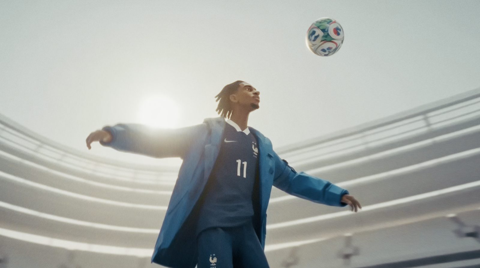 Michael Olise #11 — Low angle stadium