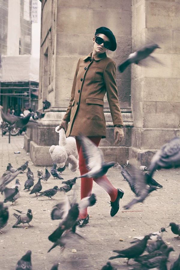 Tribute to Jean Shrimpton — Pigeons