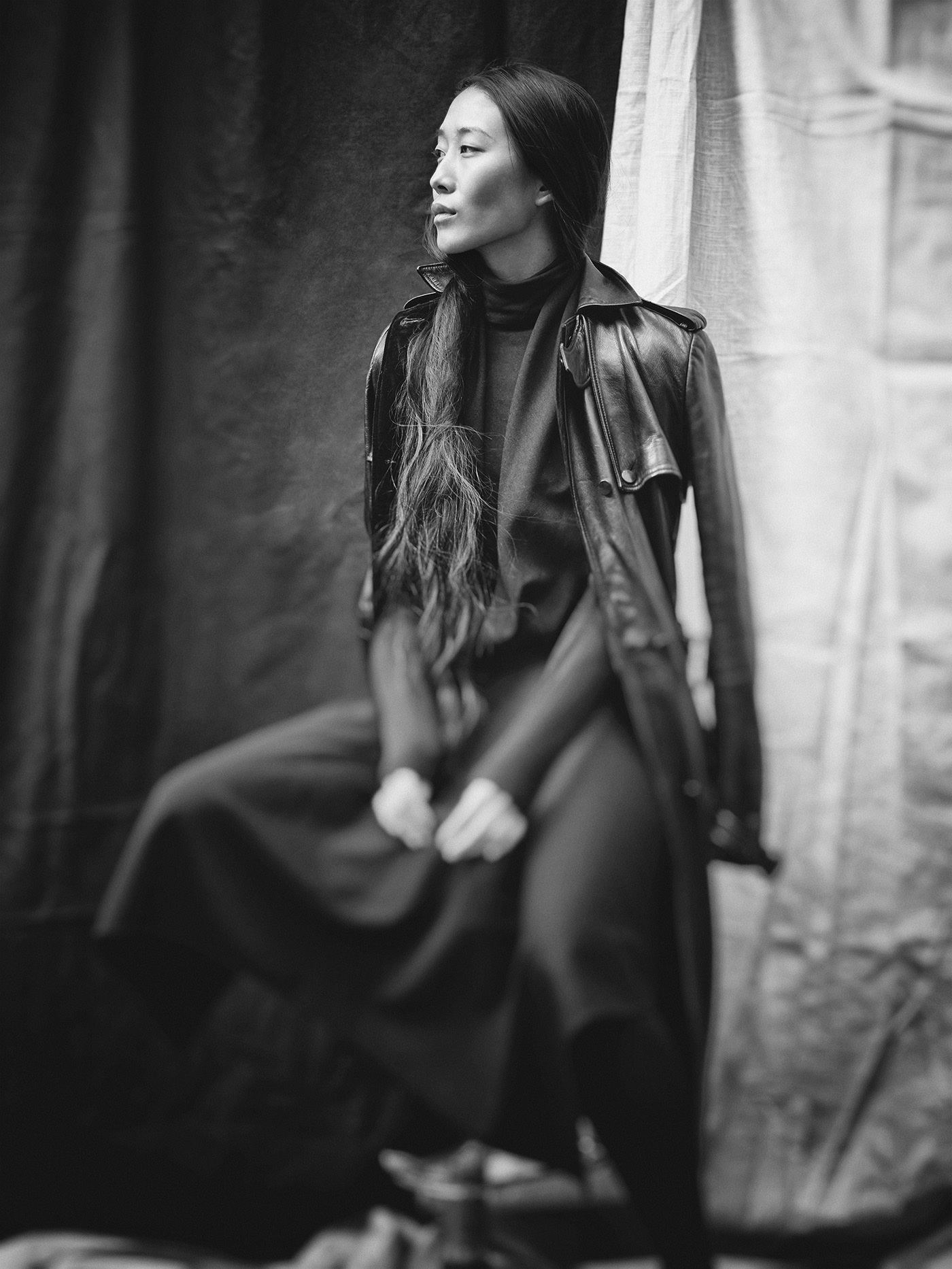 Yiqing Yin — Leather Portrait